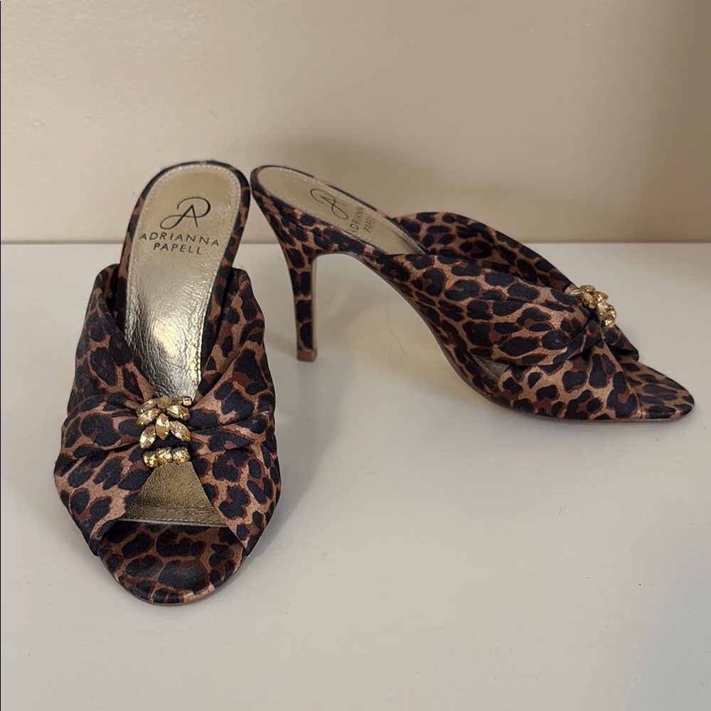 Adrianna Papell Leopard Heels